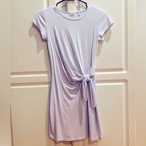 Aritzia NWOT Wilfred Fortune Mini Dress in Ice Lavender size XS